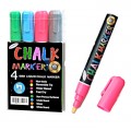 POWERKOO Chalk Marker (4色裝) 水性粉筆