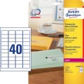 AVERY ZWECKFORM L4770-20 LABEL CLEAR