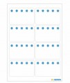 HERMA 3770 Deep-freeze labels white 26x40 mm ice crystals 貼紙