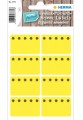HERMA 3771 Deep-freeze labels yellow 26x40 mm ice crystals 貼紙